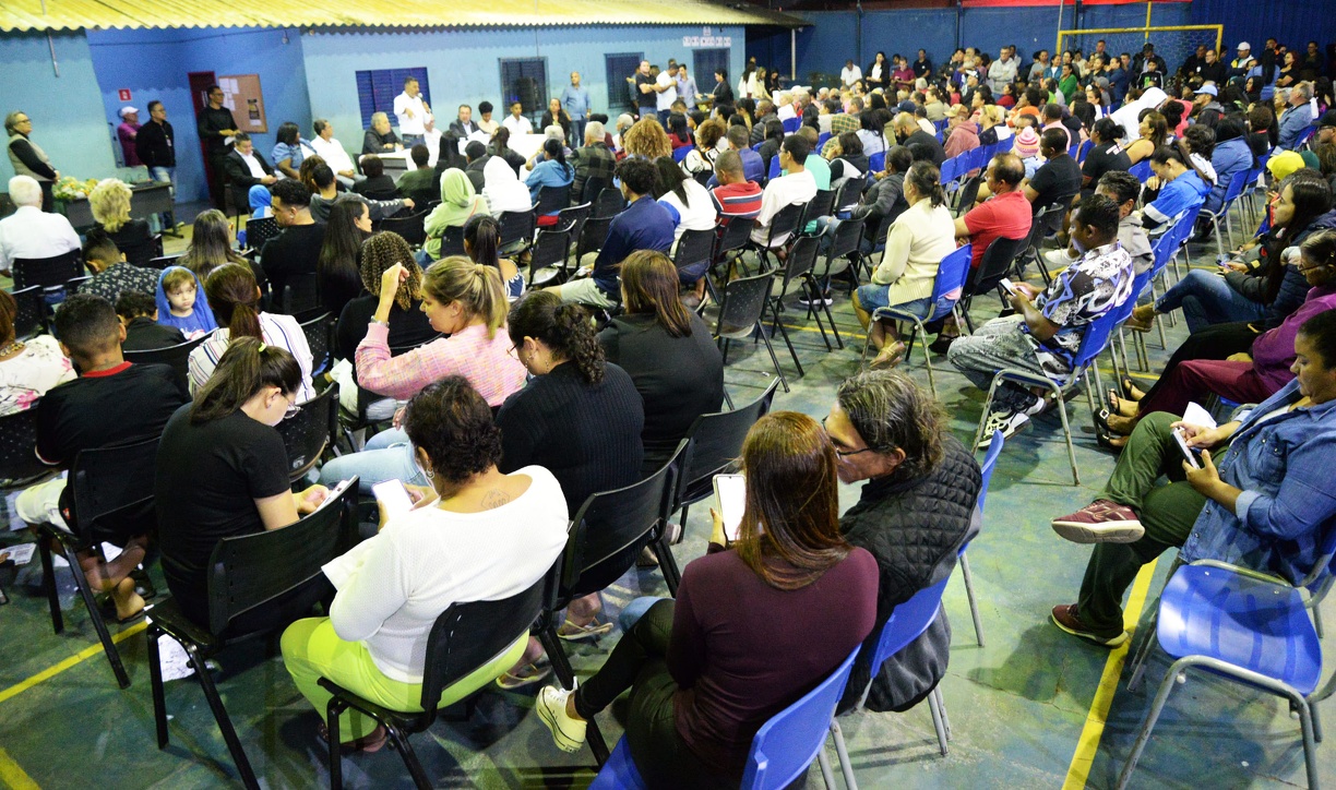 A cerimônia também marcou o fim de uma espera de mais de cinco décadas para os moradores do Jardim Eulina