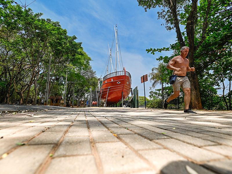 Lagoa do Taquaral é um dos parques reabertos neste domingo, 4 de janeiro, após trégua nas chuvas