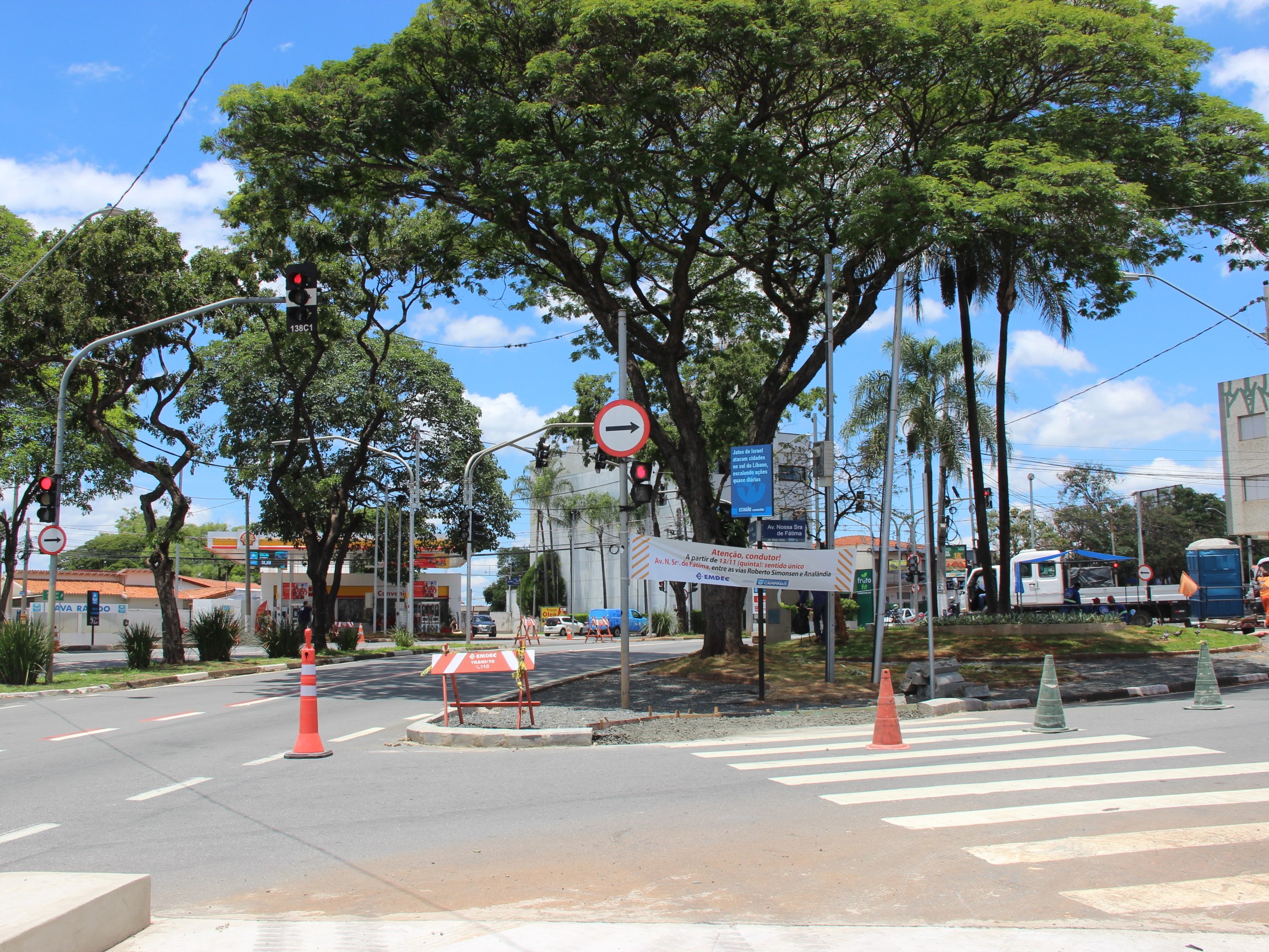 Na segunda, 10, novos semáforos começaram a operar na Leonardo Da Vinci x Júlio Prestes