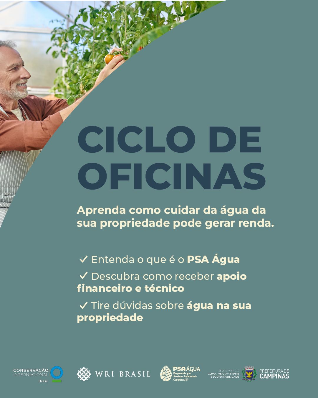 Oficinas acontecem sexta (6) e sábado (7), em Joaquim Egídio e no Jardim Monte Belo