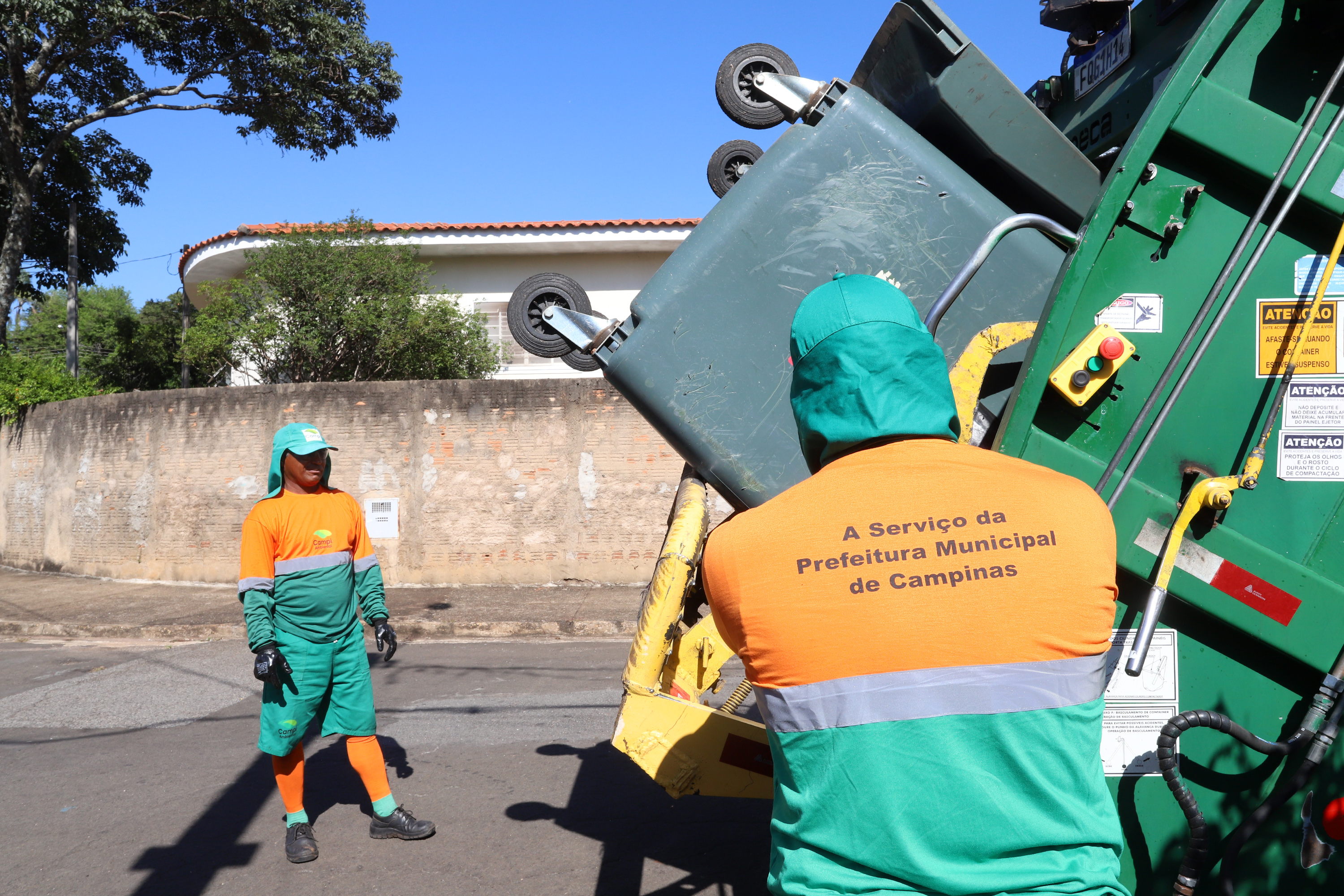 Alteração temporária no horário da coleta atende a solicitação do sindicato da categoria