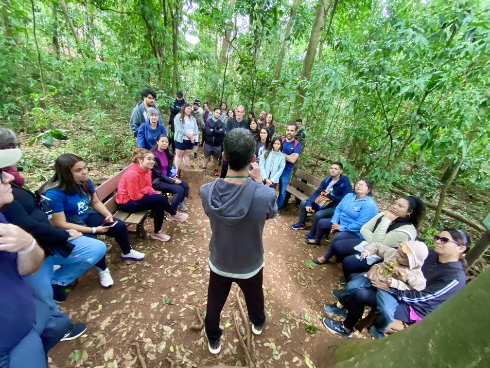 Trilha na Mata de Santa Genebra, que está com vagas abertas para estagiários