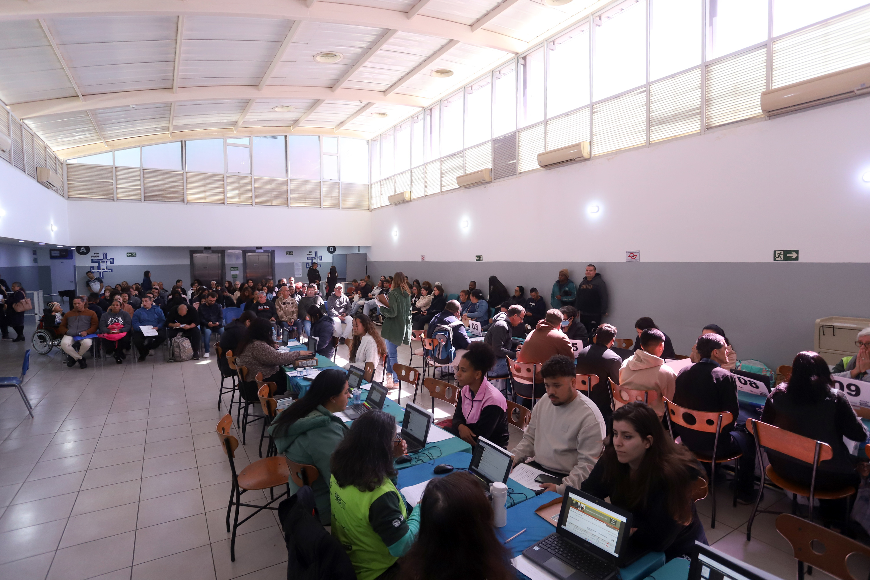 Quem não passou pela triagem e entrevista, pôde deixar o currículo cadastrado