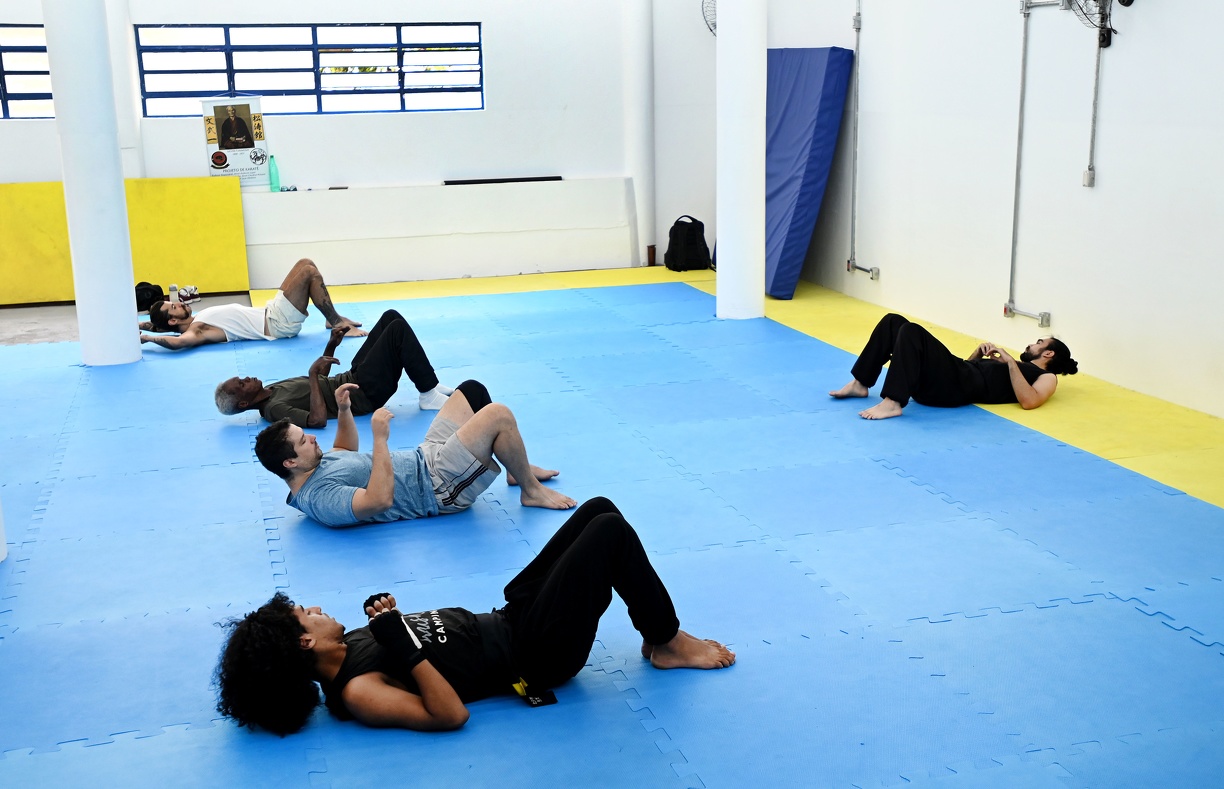  Para as aulas de artes marciais são ofertadas 20 vagas por turma