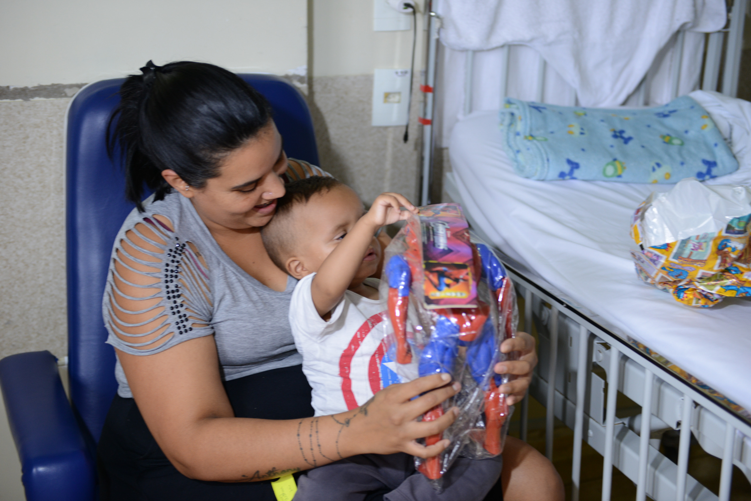 Podem ser doados todos os tipos de brinquedos para serem entregues a crianças de 1 mês a 14 anos de idade