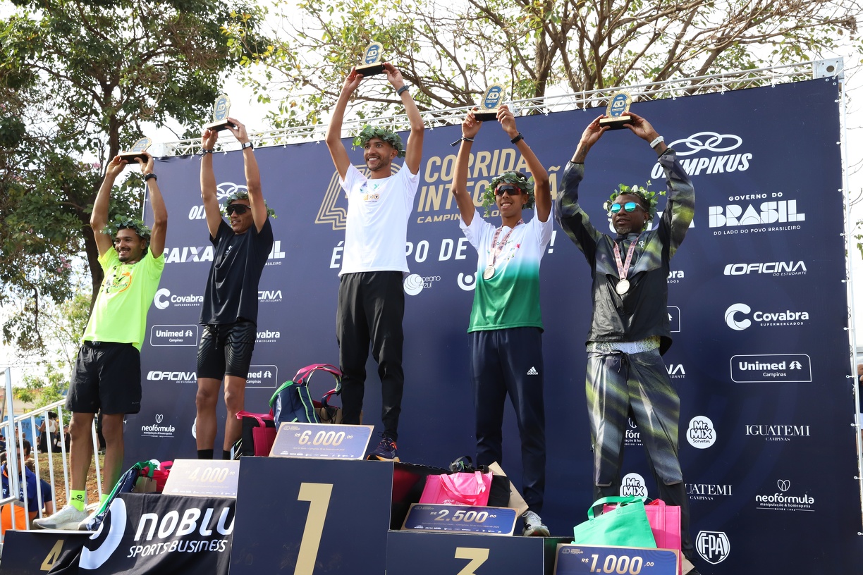 Os corredores enfrentaram um percurso desafiador e mostraram alto nível técnico