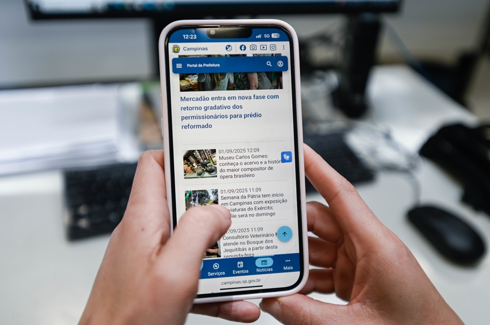 Novo portal também é acessível por dispositivos móveis