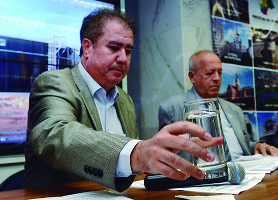 Meta é ampliar capacidade de reservação de água tratada