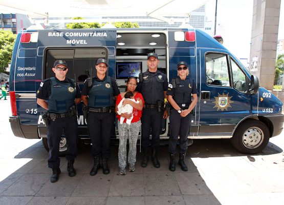A equipe da Base Móvel