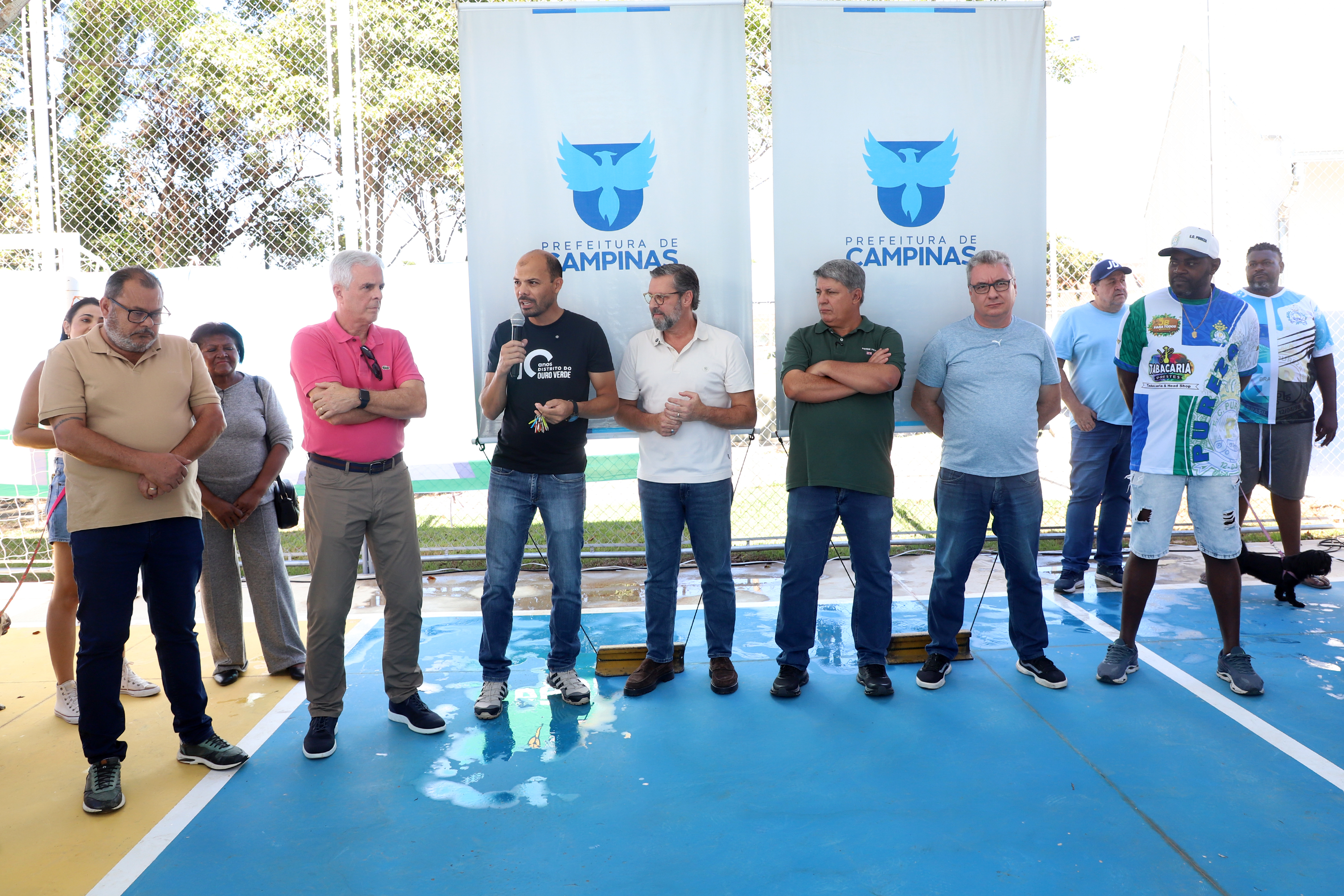 Cuidados com a praça foi o pedido das autoridades presentes