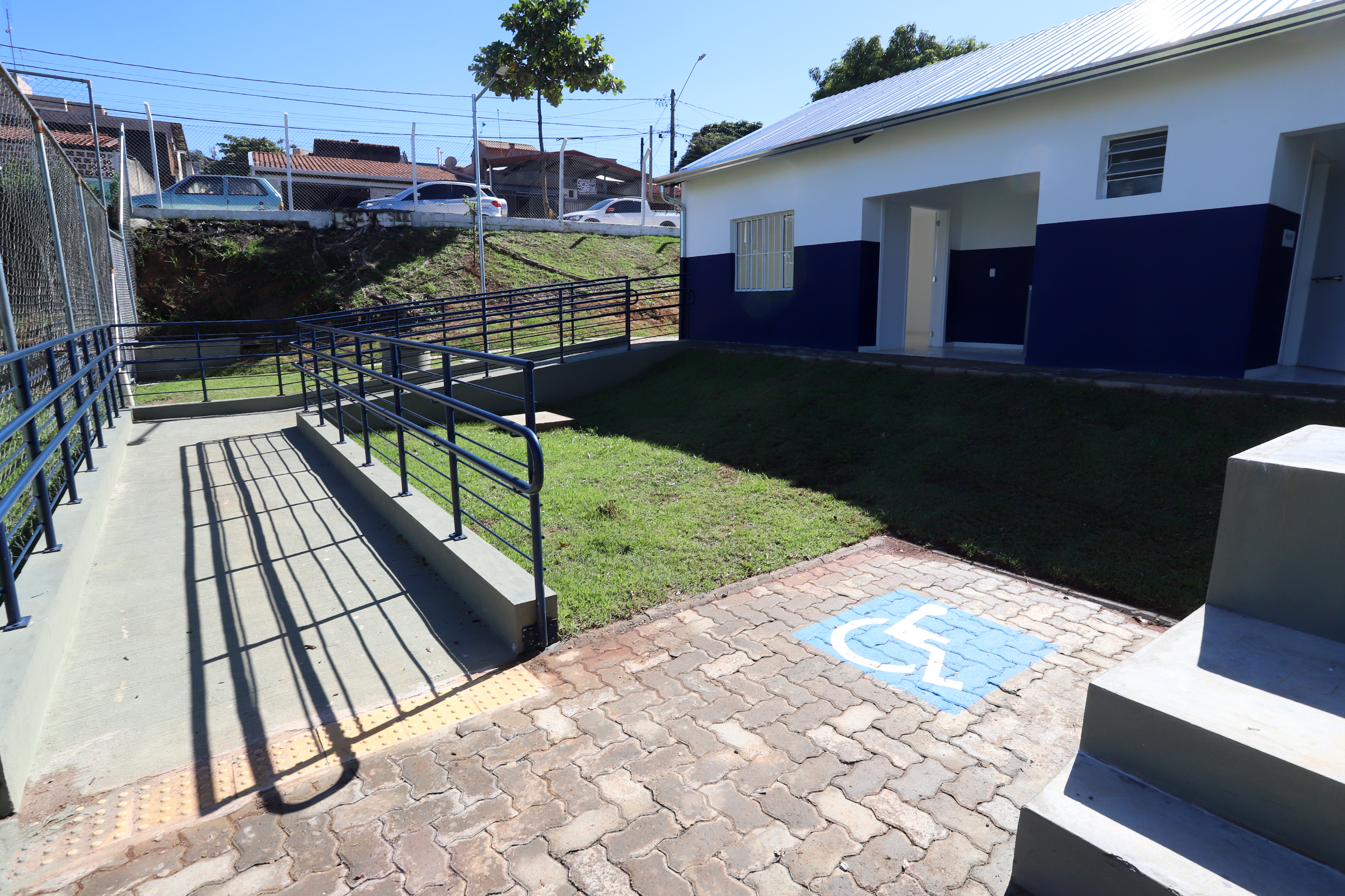 Vestiário está entre as melhorias feitas na praça