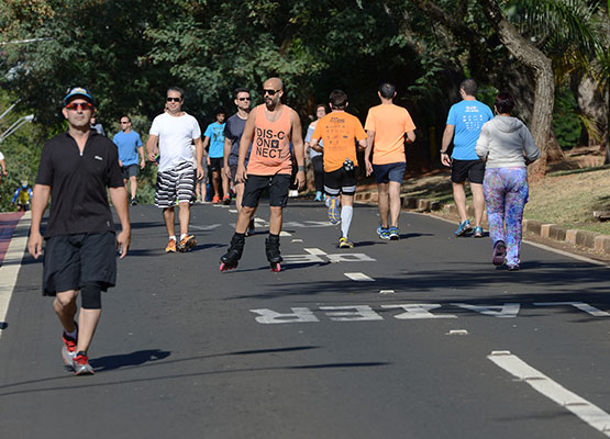 Pista interna da Lagoa  do Taquaral vai ficar liberada para uso da população sábado e domingo