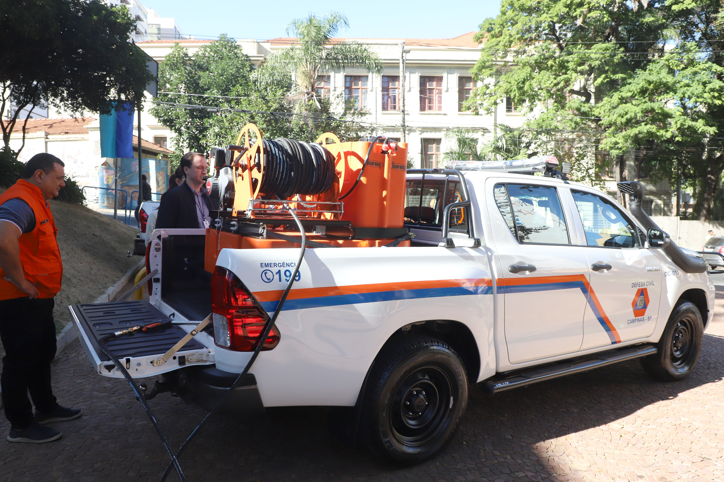 Com a adição, Defesa Civil terá agora cinco viaturas com motobombas