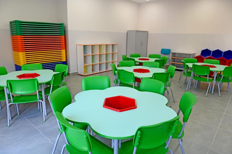 Mobiliário especial para os pequenos teve investimento de R$ 1 milhão