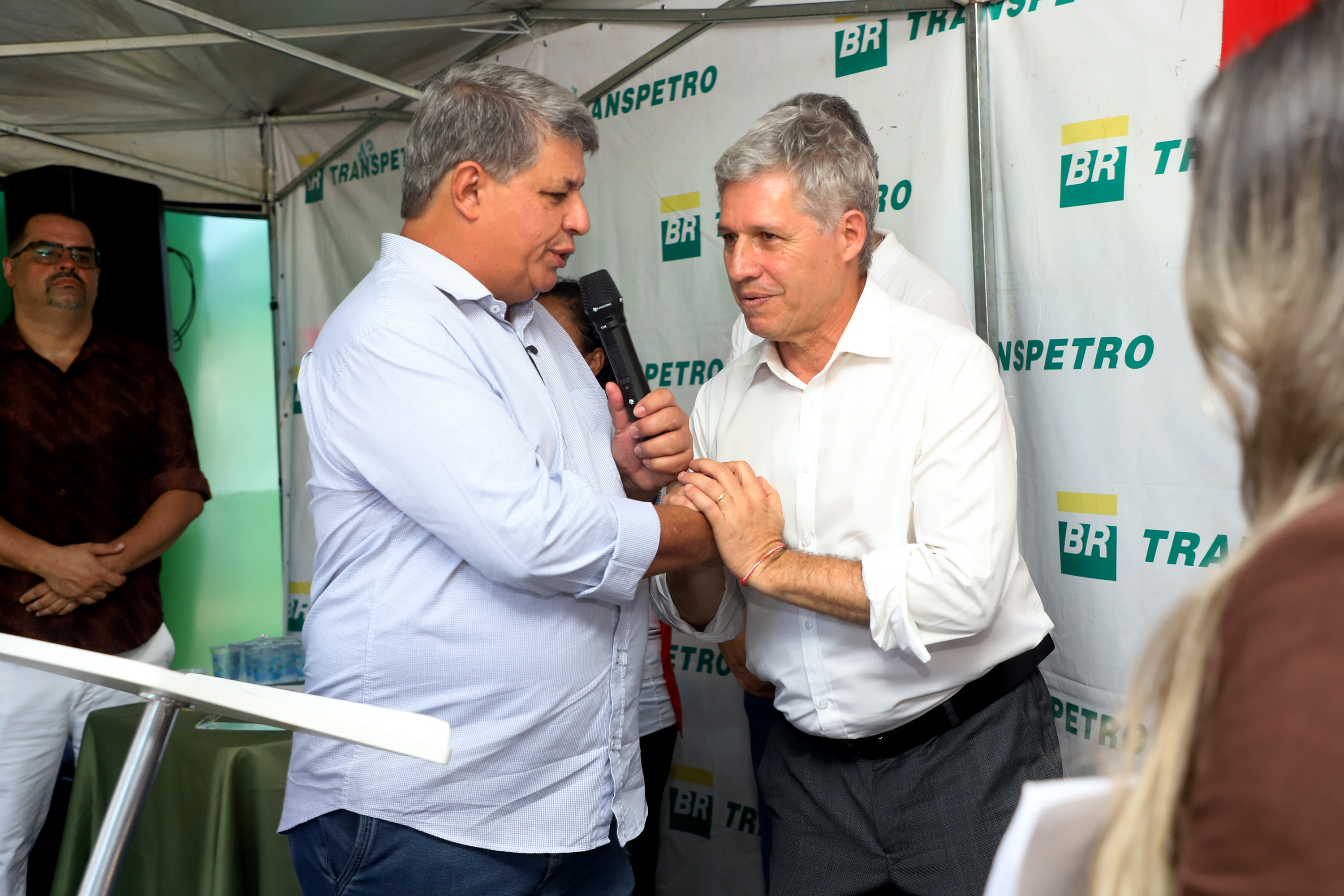 Wandão e o ministro Paulo Teixeira