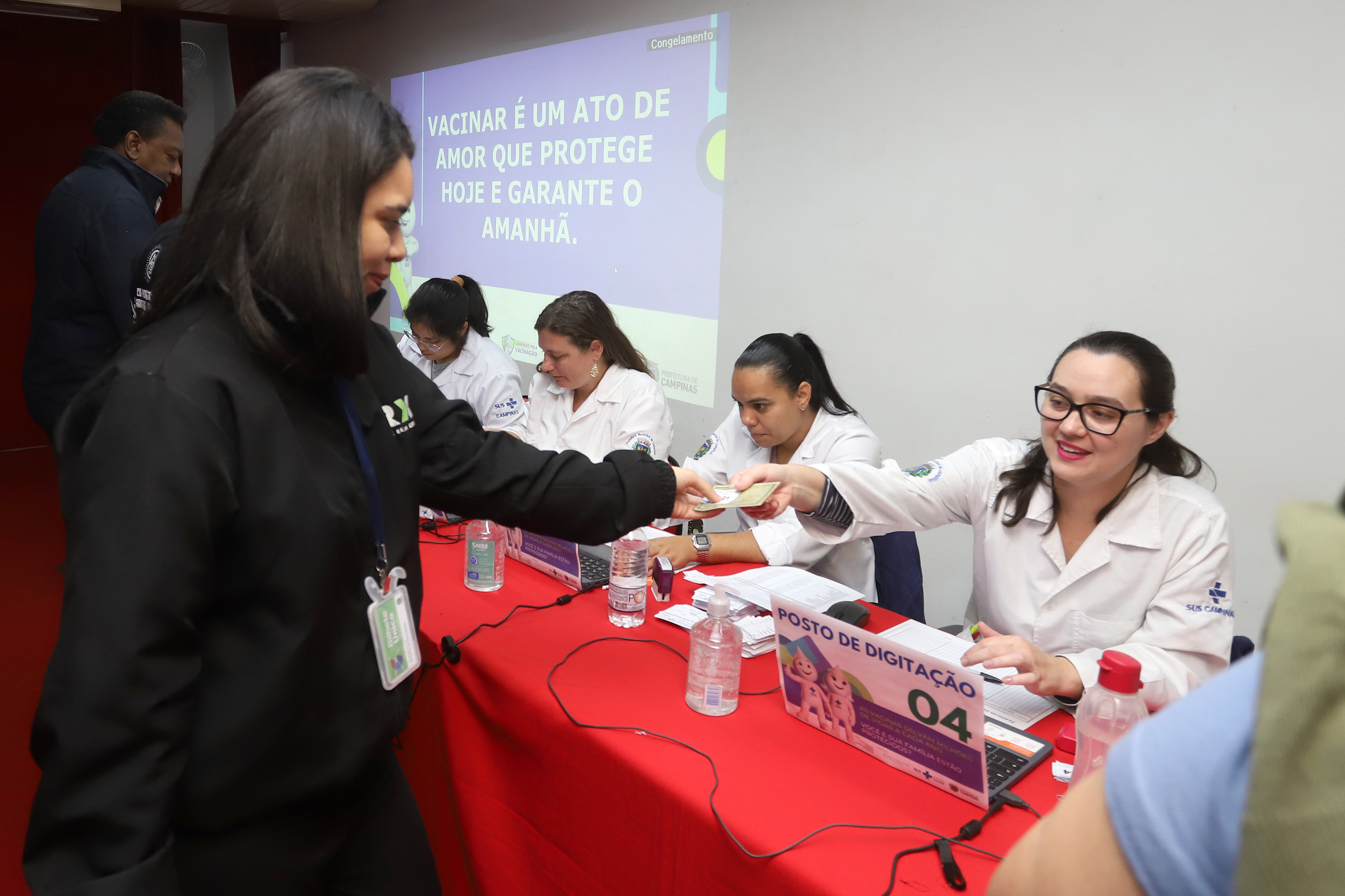Objetivo do evento é levar a vacina para mais perto da população
