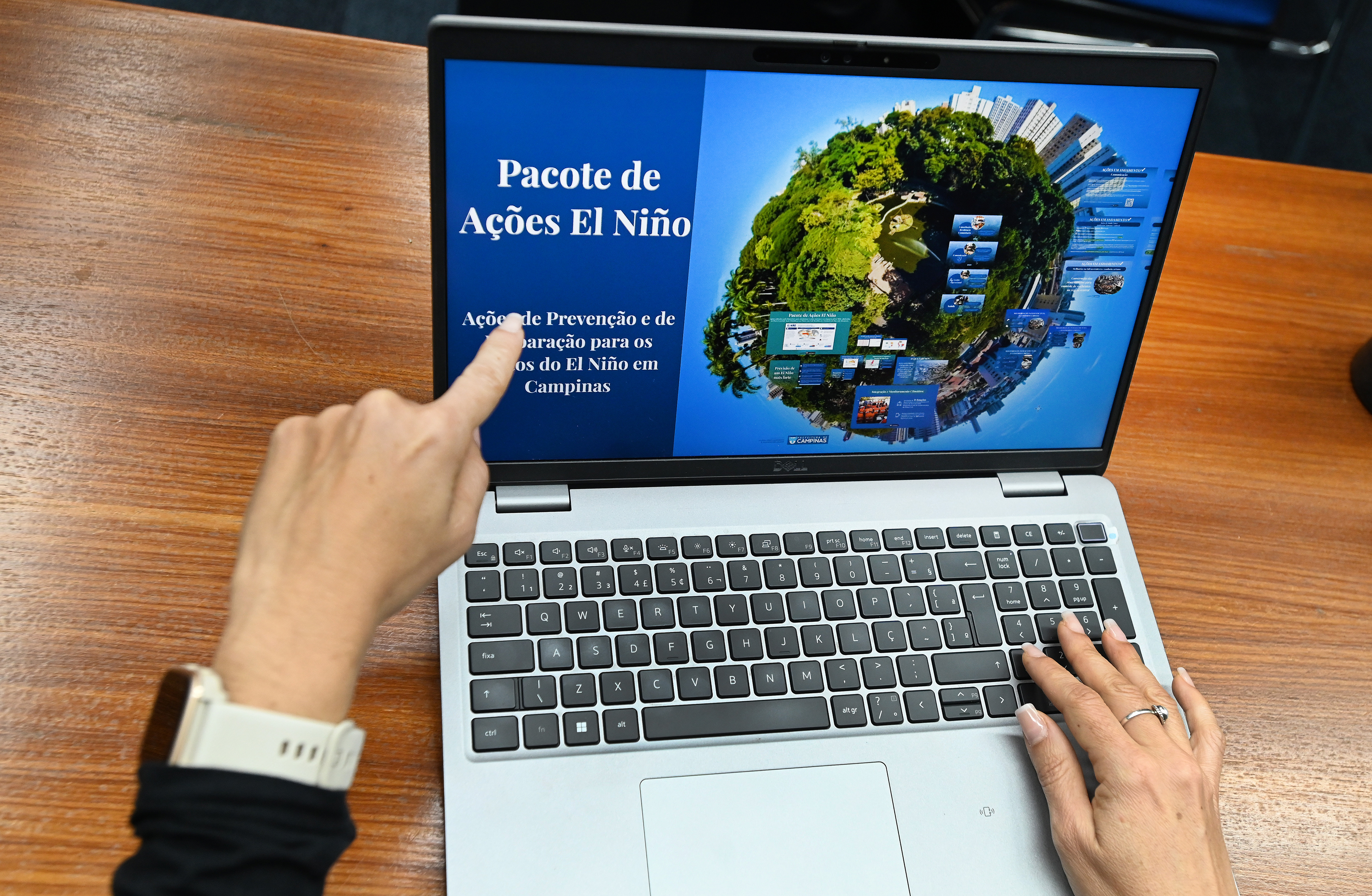 FNP compartilhou com os participantes um QR Code contendo as ações implementadas por Campinas
