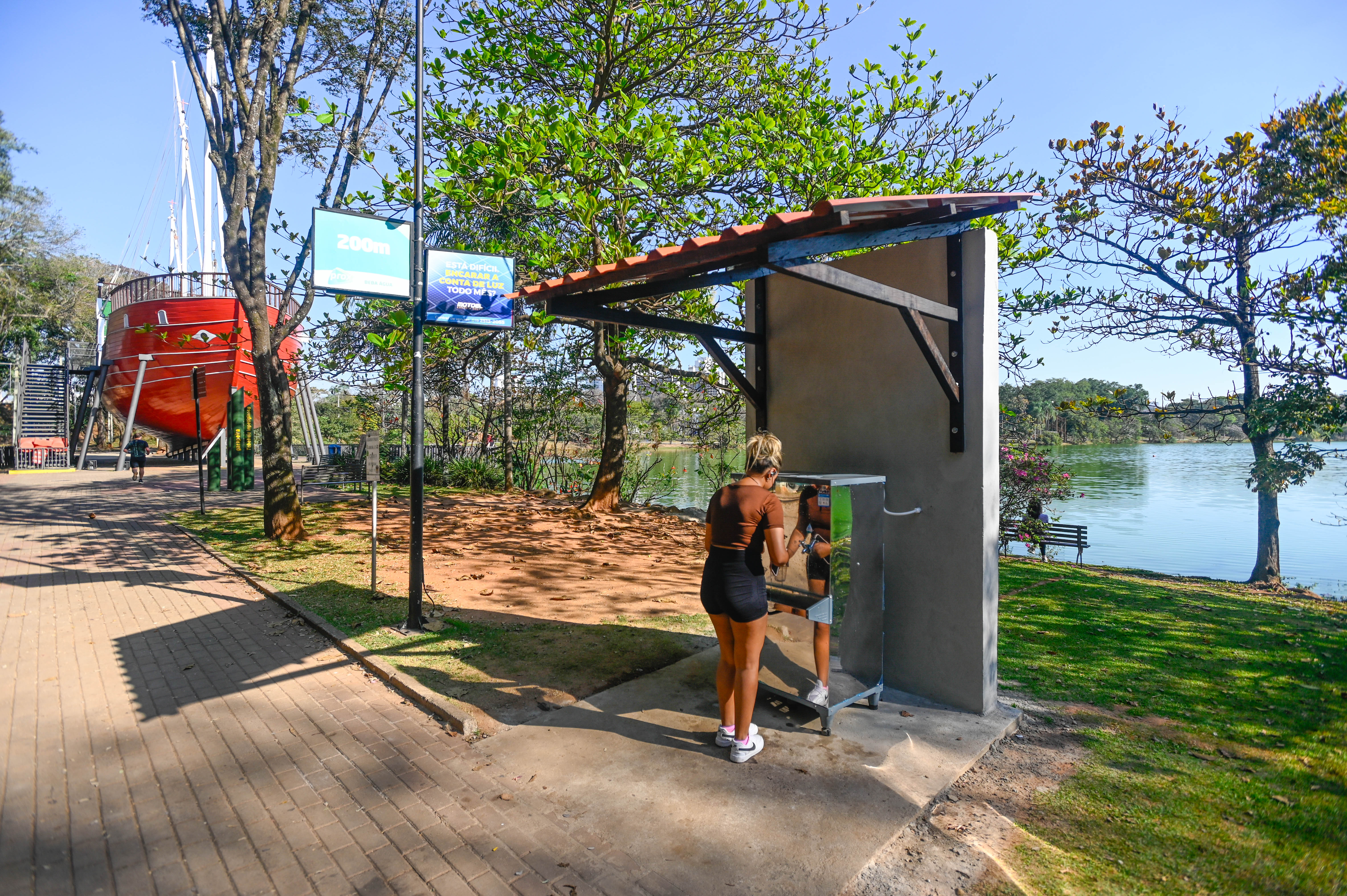Lagoa do Taquaral, na região Centro/Leste, está aberto nesta quarta porque índice ficou abaixo de 80 mm