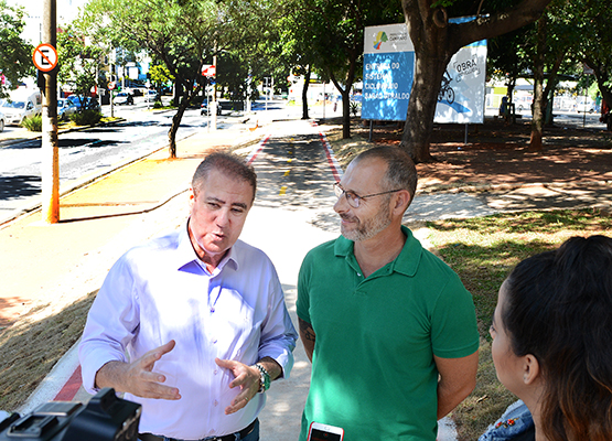 Cicloativistas prestigiaram inauguração