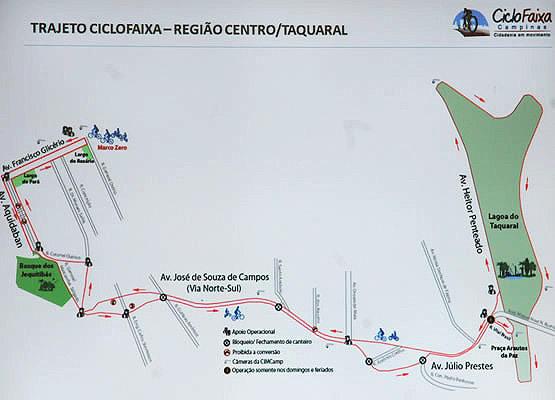 Lançamento da Ciclofaixa Campinas  Cidadania em movimento
