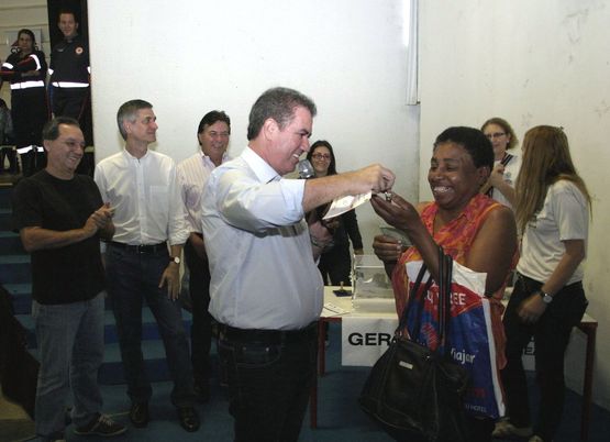 Emoção e algria no sorteio de unidades