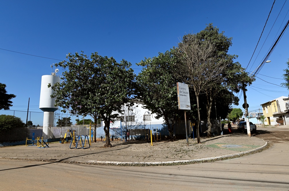 Área do Centro de Saúde Campo Belo, em Campinas