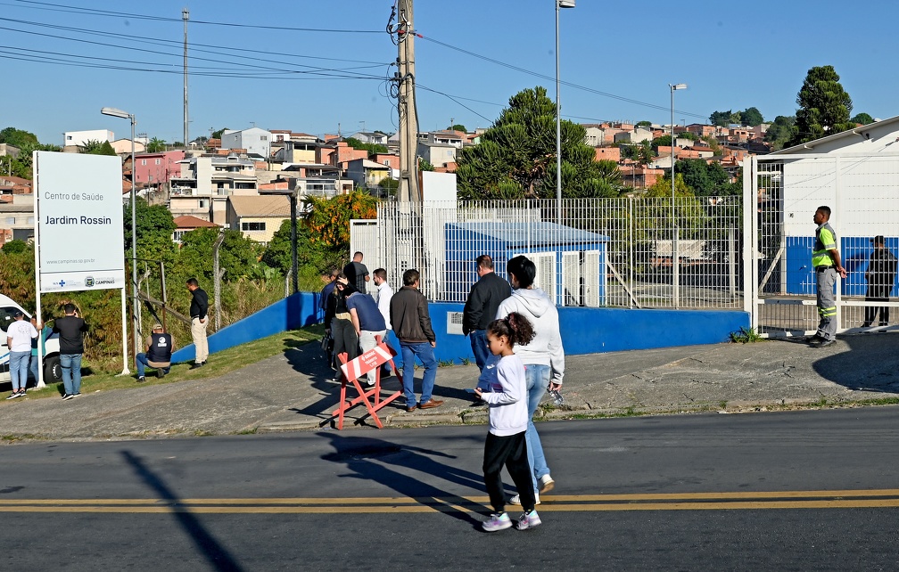 A organização é da própria equipe do CS, com apoio do Conselho Local de Saúde na divulgação 