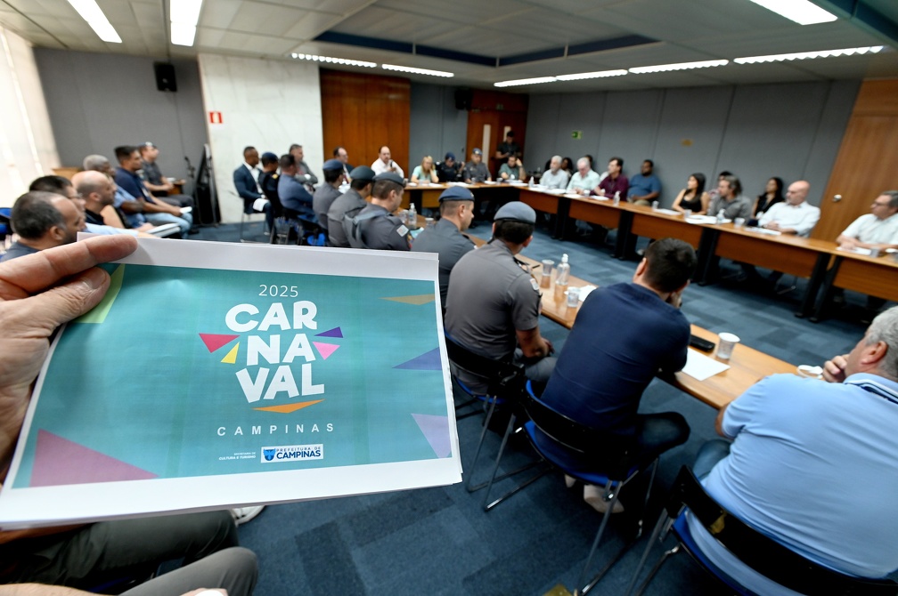 Reunião nesta quinta-feira, 23, foi o pontapé inicial para os preparativos do Carnaval de Campinas em relação à segurança