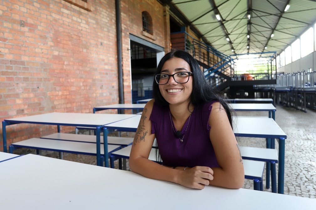 Michelle Lima é aluna do curso Técnico em Enfermagem