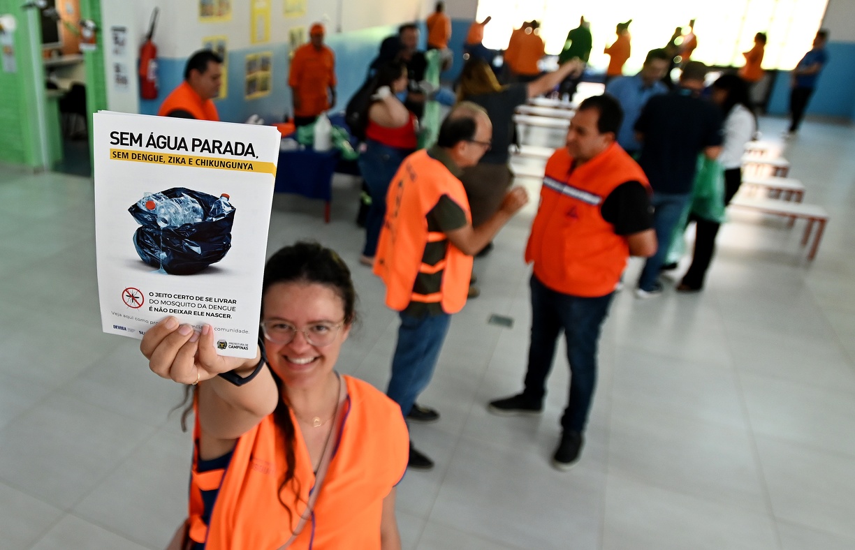 Campinas terá 8º mutirão contra dengue nesta sexta, 9