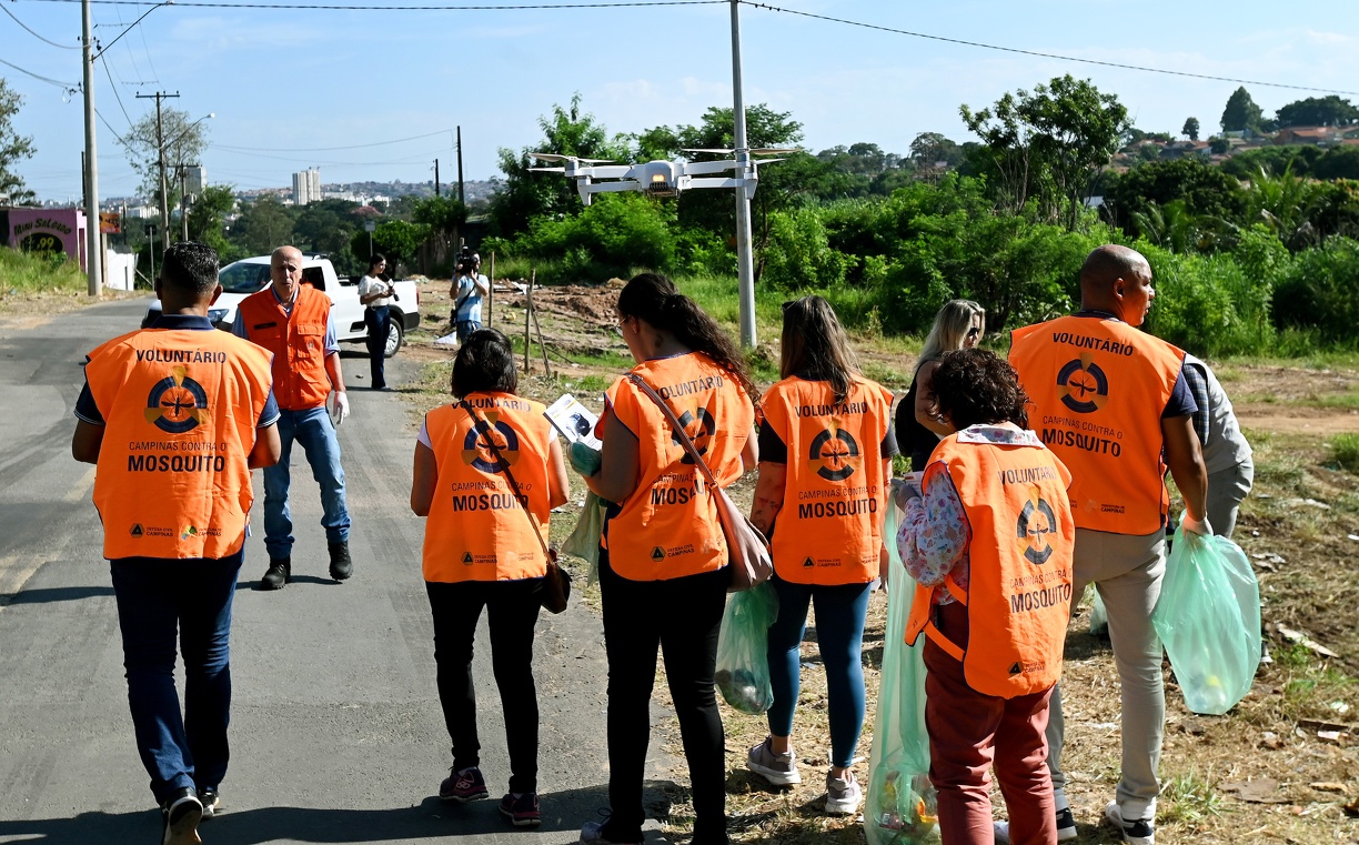 Mutirão reuniu 150 participantes nas regiões dos DICs 2, 3, 4 e 5, além do Jardim Santo Antônio 2