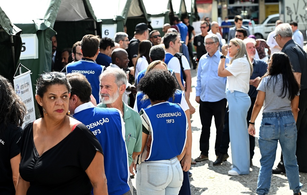 Iniciativa trouxe muitas pessoas para o Largo do Rosário