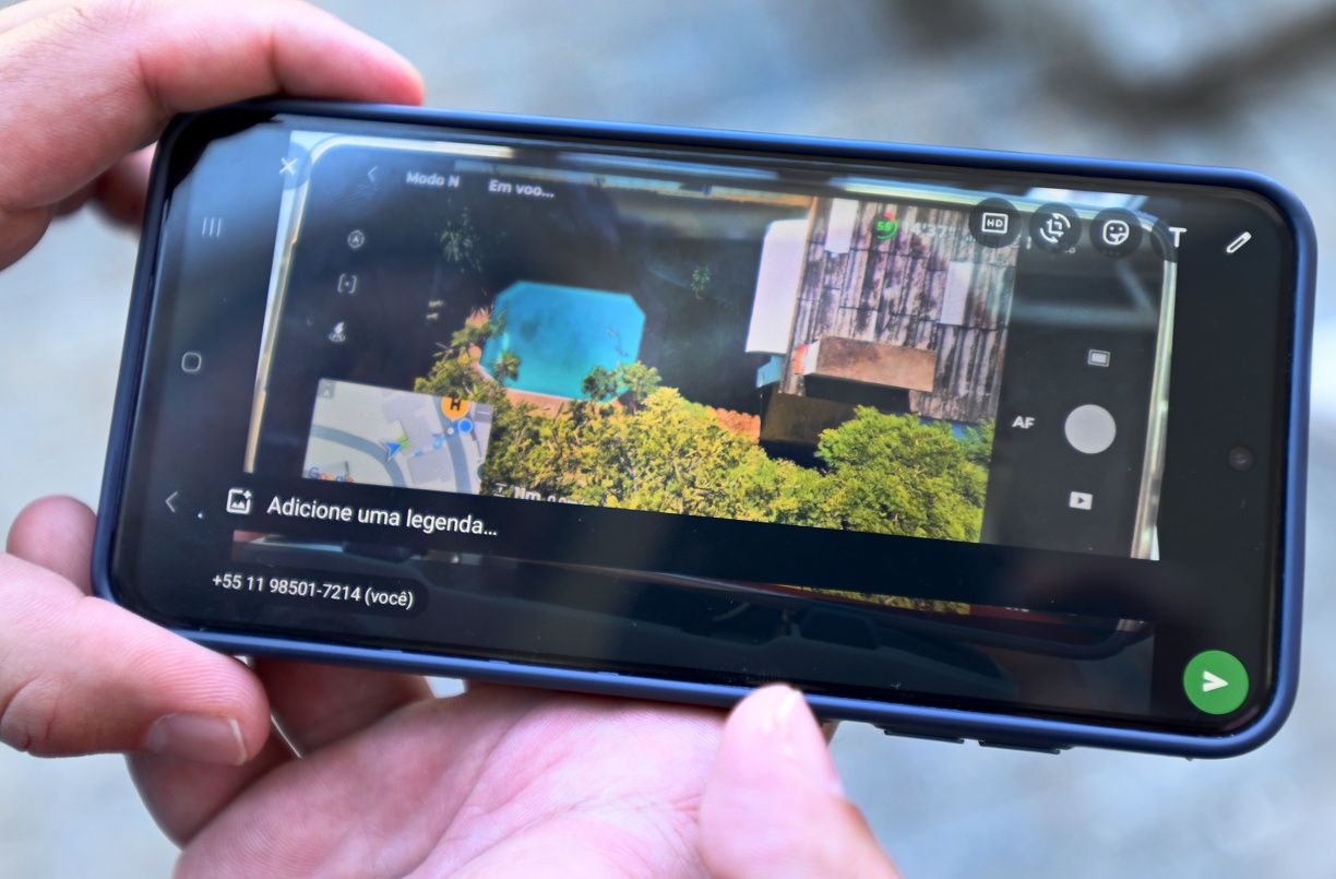 GRU usou dois drones durante fiscalização nesta quinta, 8