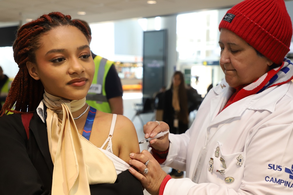 Vacinação no Aeroporto de Viracopos ocorre até sexta-feira, 18 de julho