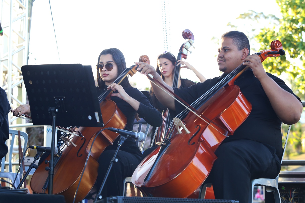 Orquestra jovem trouxe temas clássicos e infantis