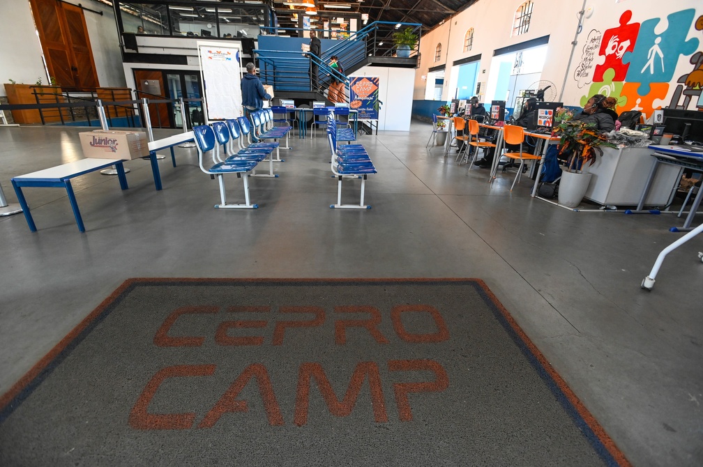 Recepção de uma das unidades do Ceprocamp, que abre inscrições para cursos na segunda-feira