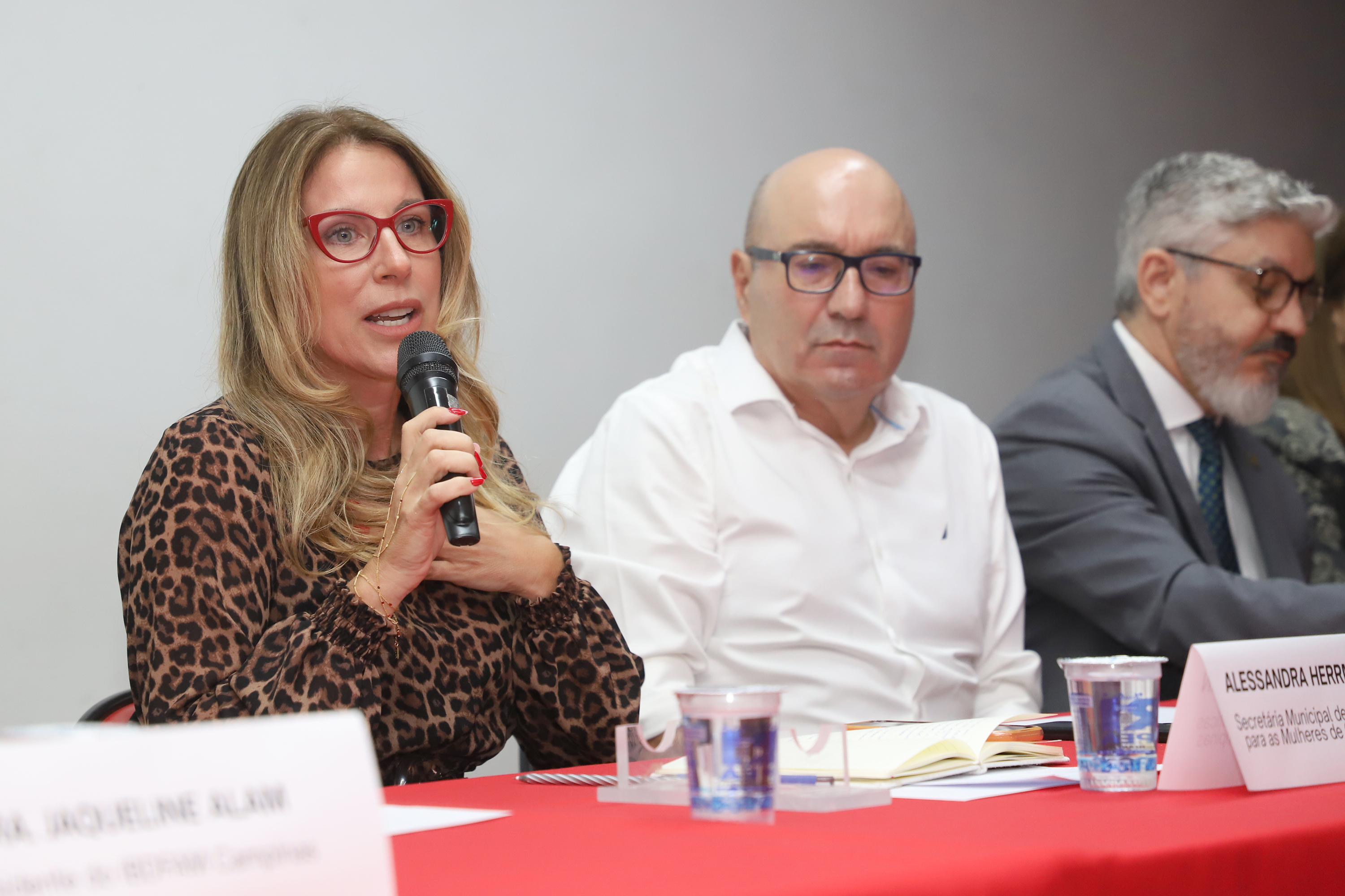 Alessandra Herrmann enfatizou simbolismo do evento acontecer no Agosto Lilás