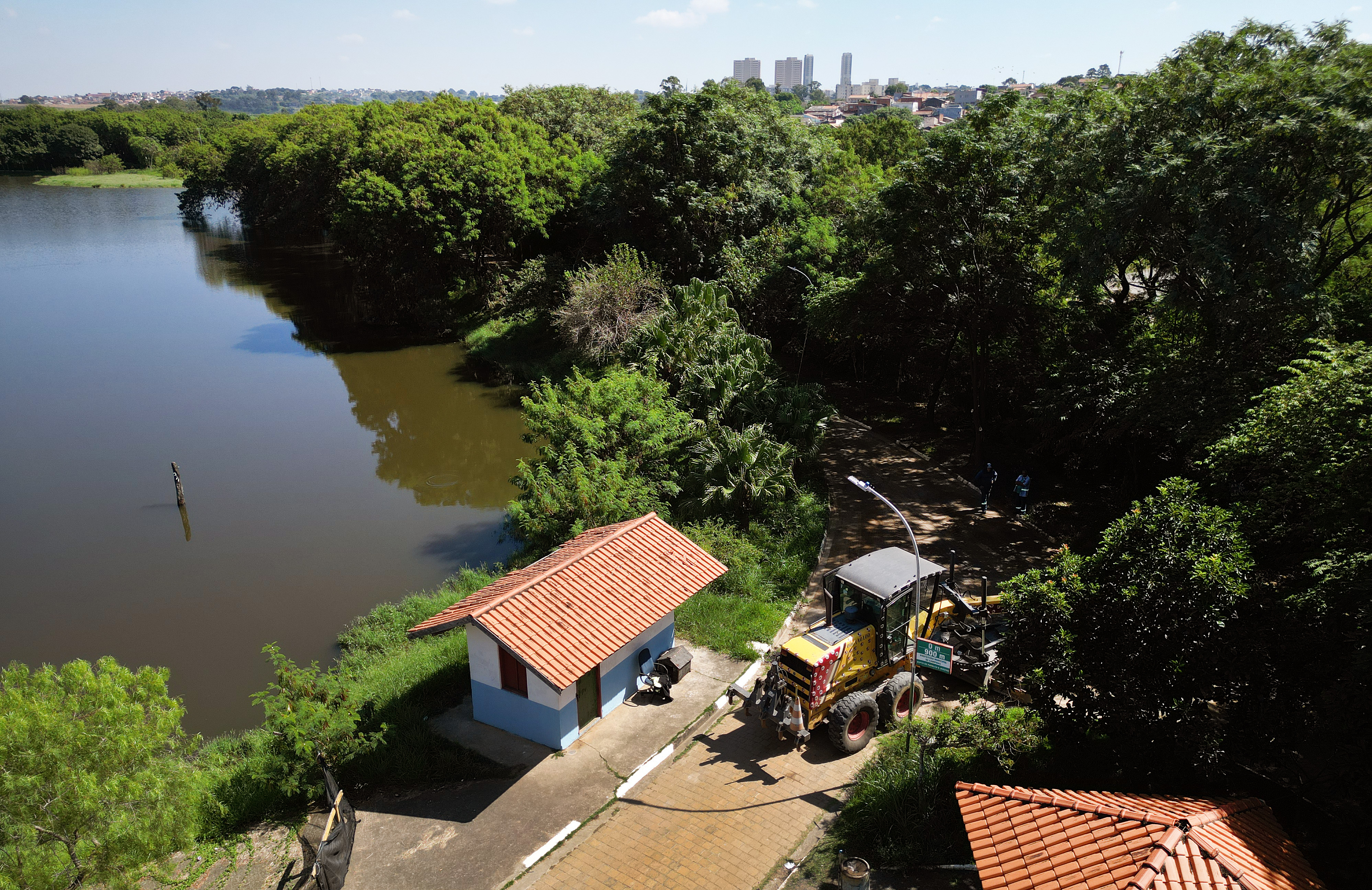 Parque Linear José Mingone, conhecido como Parque Linear do Capivari e Lagoa do Mingone, foi reaberto no sábado, 25 de abril, após a manutenção