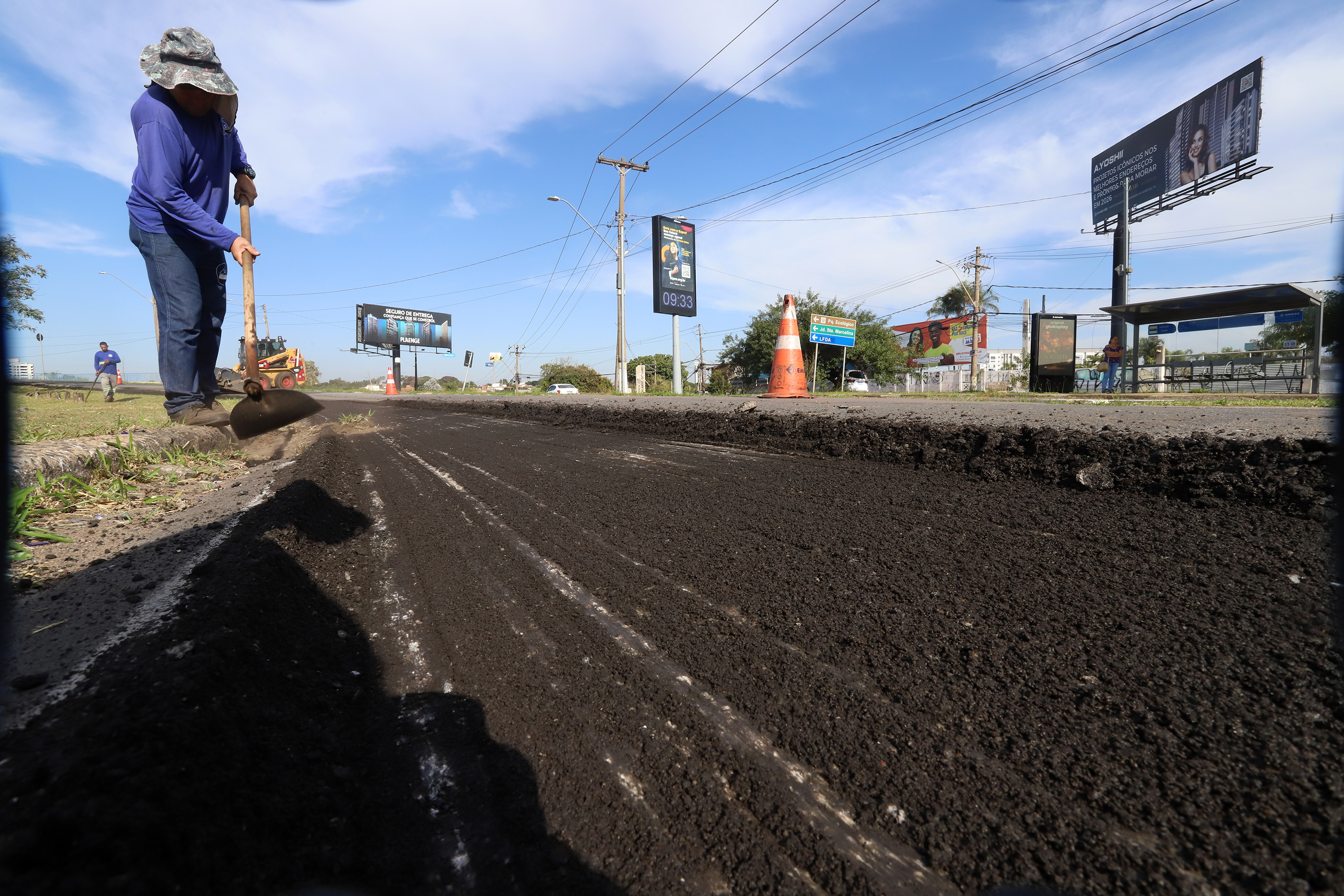 Secretaria de Serviços Públicos inicia nesta quinta-feira, 23 de julho, o recapeamento de um trecho de aproximadamente 2 quilômetros na avenida José Bonifácio