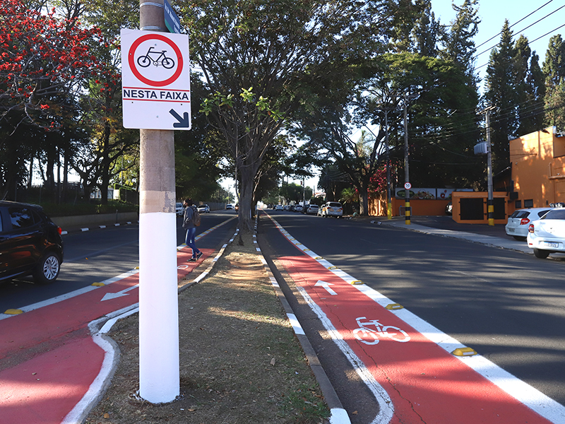 Ciclovia Nova Campinas/Flamboyant integra modal com ônibus