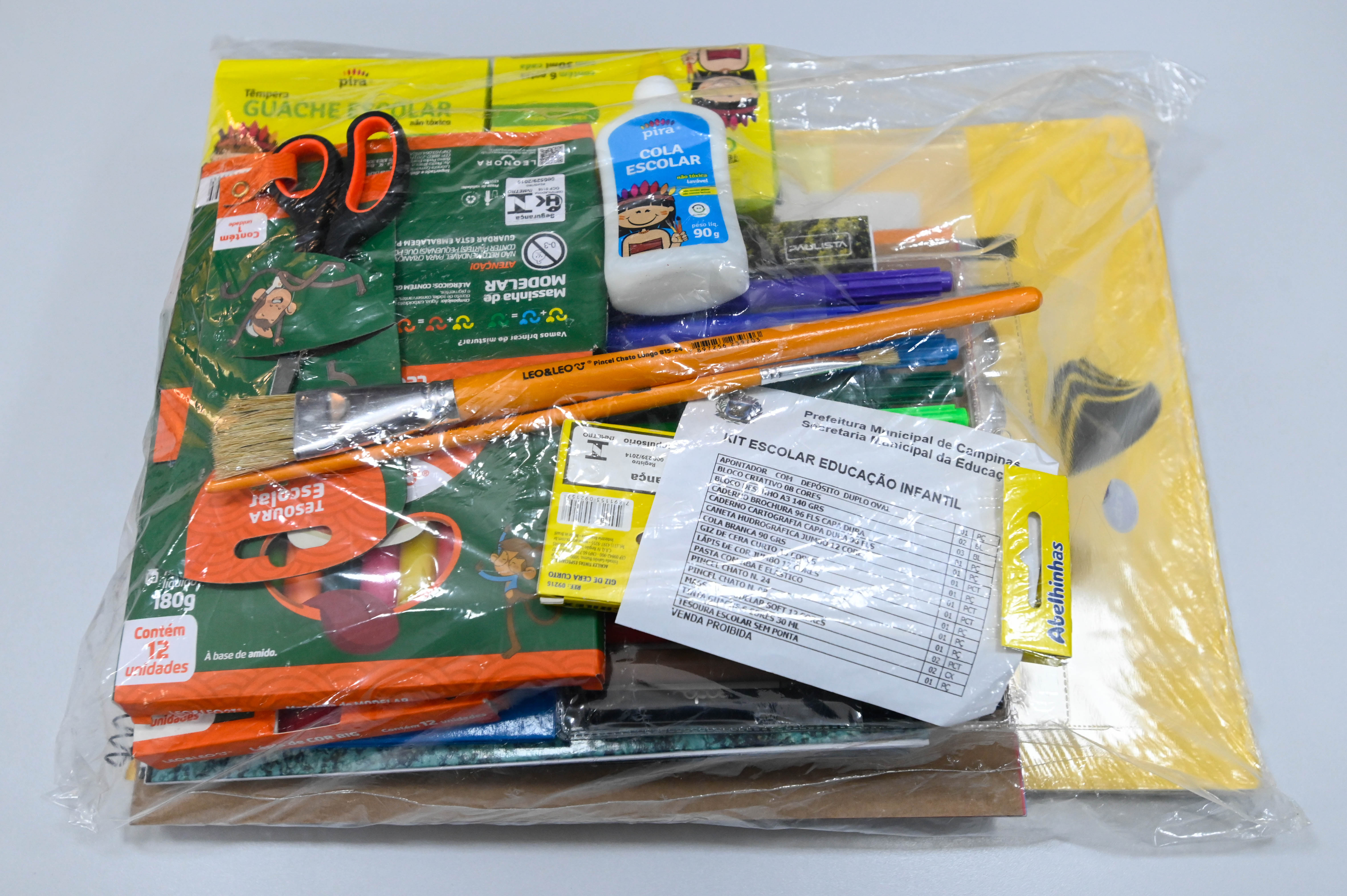 Conteúdo do kit é adaptado para as diversas faixas etárias