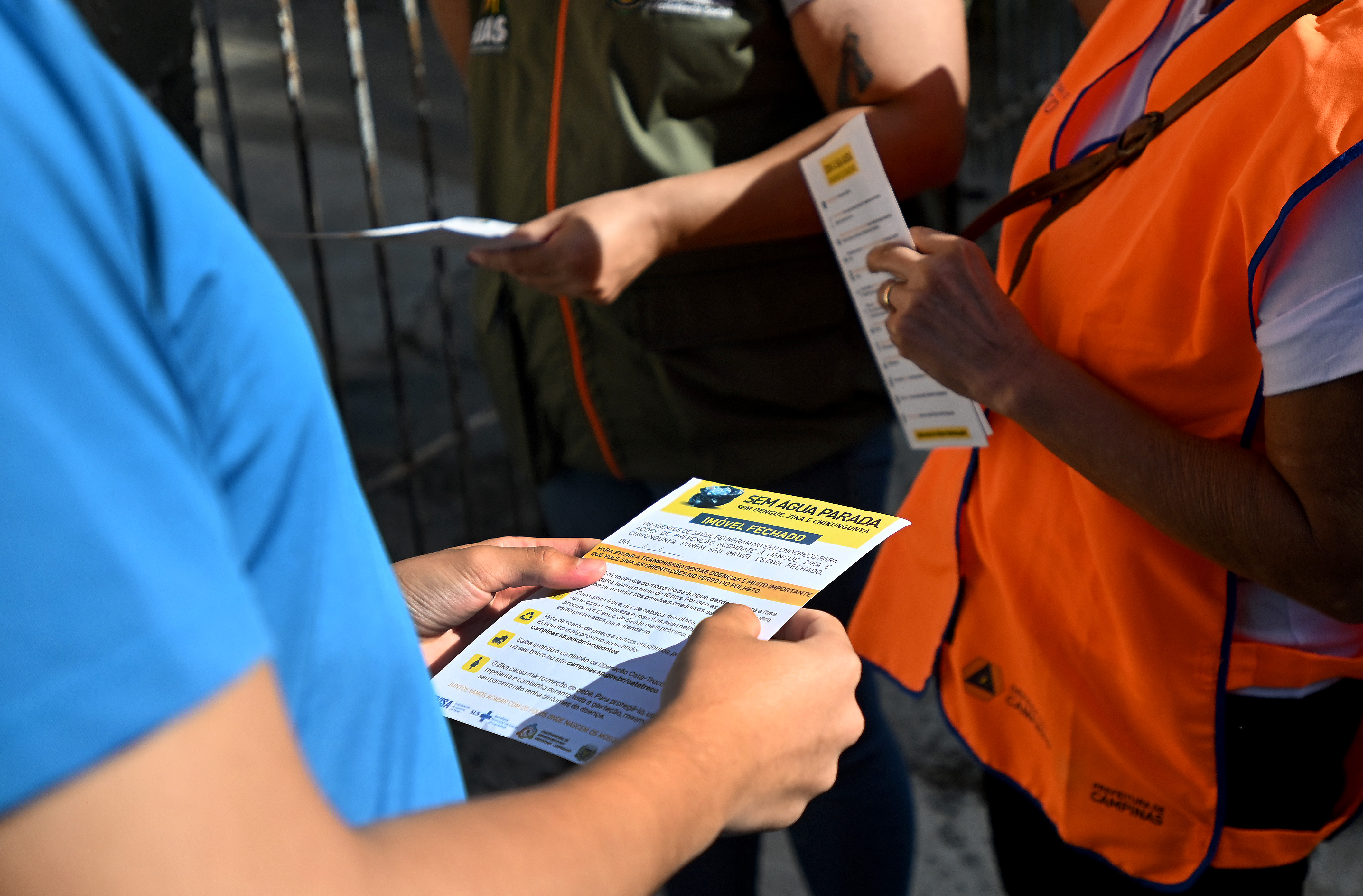 O combate à dengue depende da participação de todos na eliminação de criadouros do mosquito