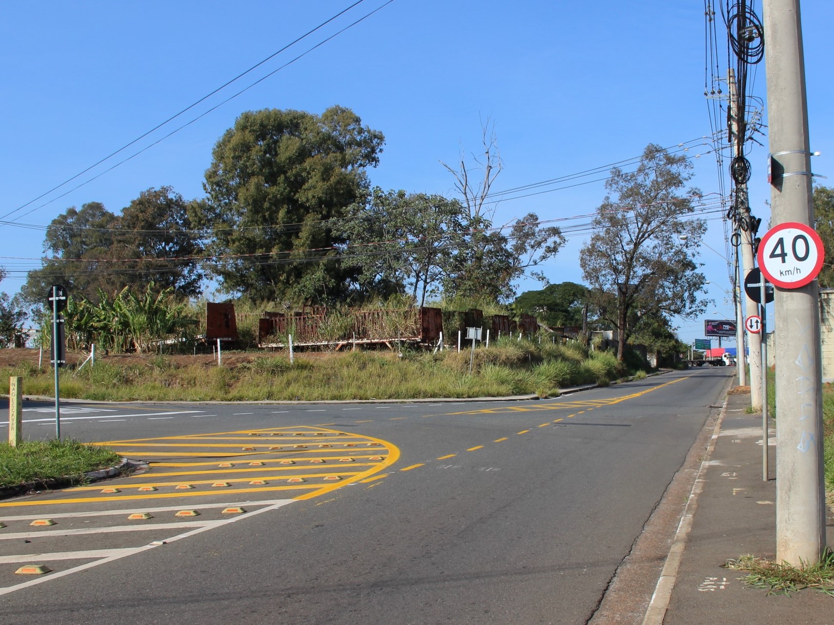 Região do Techno Park: revitalização na sinalização da região