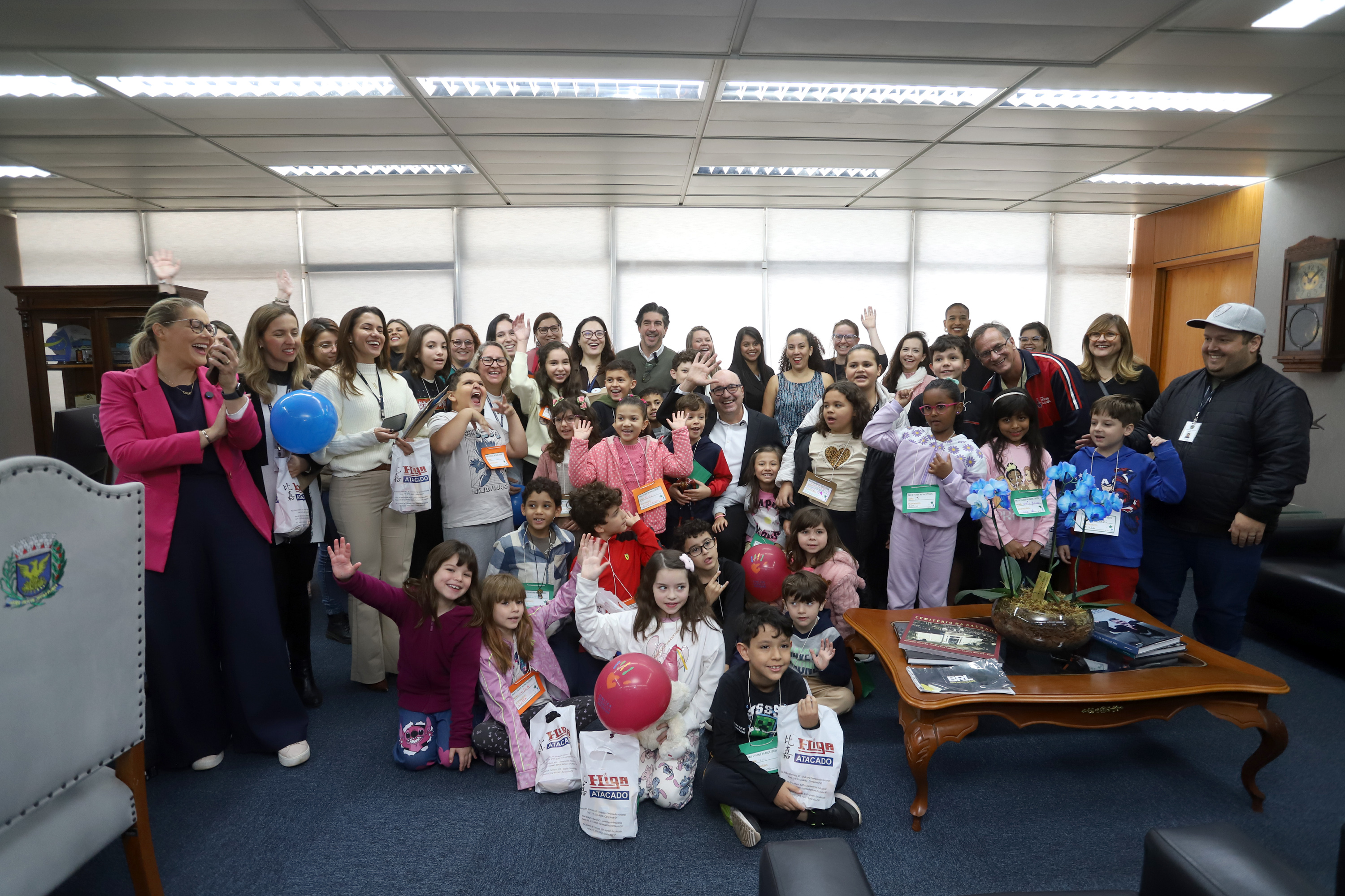 Cerca de 35 crianças participaram das atividades