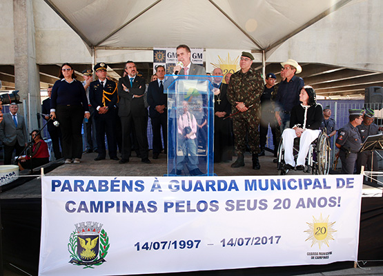 Prefeito Jonas Donizette lembra da importância da corporação