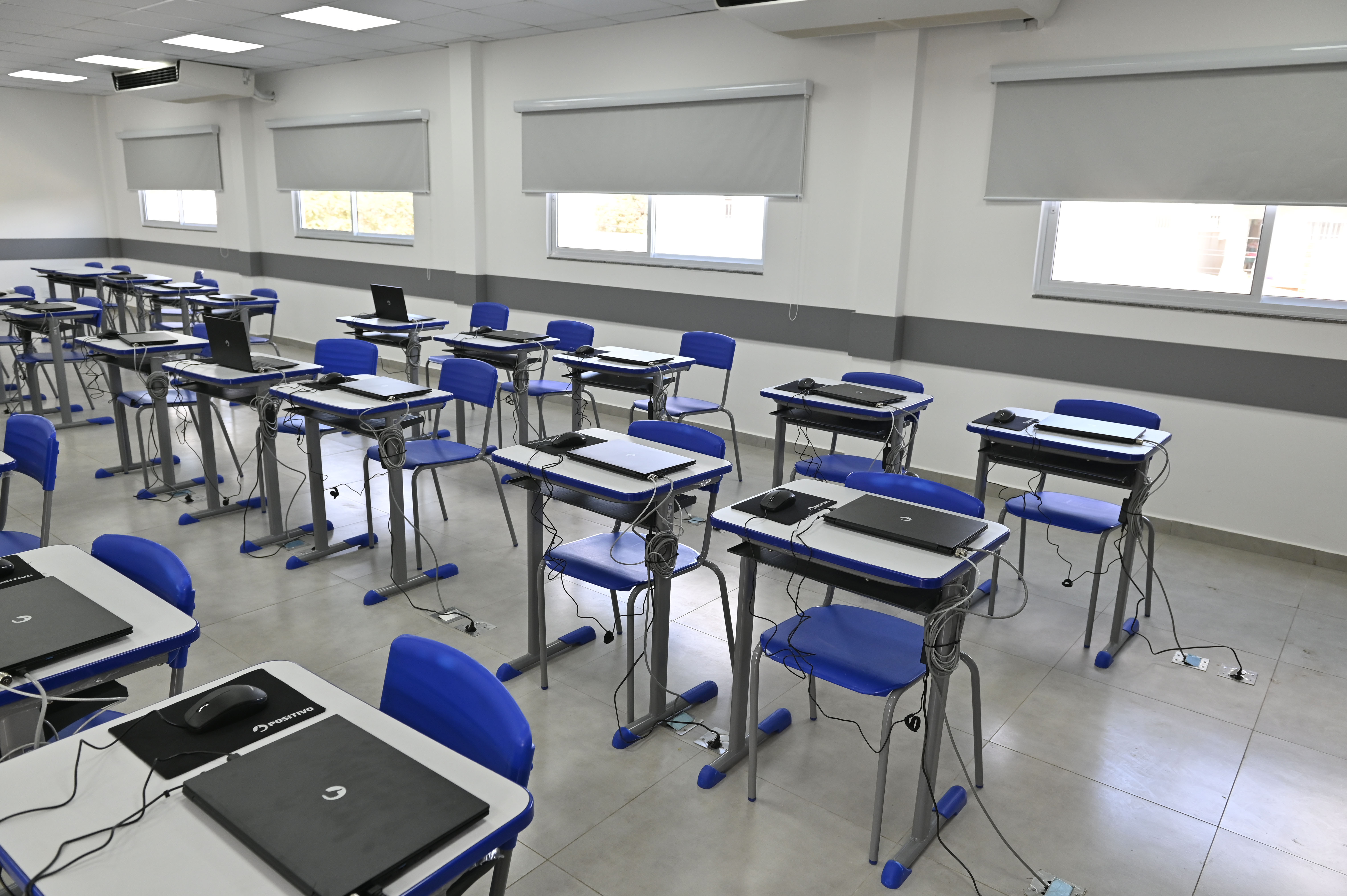 Sala de aula do Ceprocamp Campo Belo: funcionamento das 9h às 19h