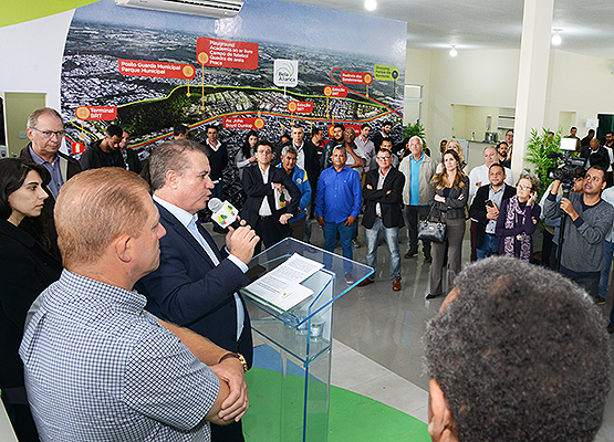 Jonas destacou que o Parque e a sede da GM serão frutos de parceria