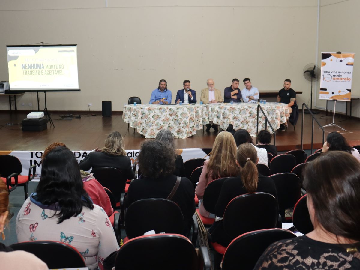 Evento integra programação do Maio Amarelo 2023