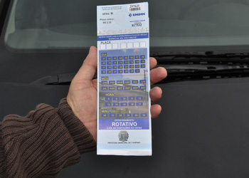 Cartão do Zona Azul