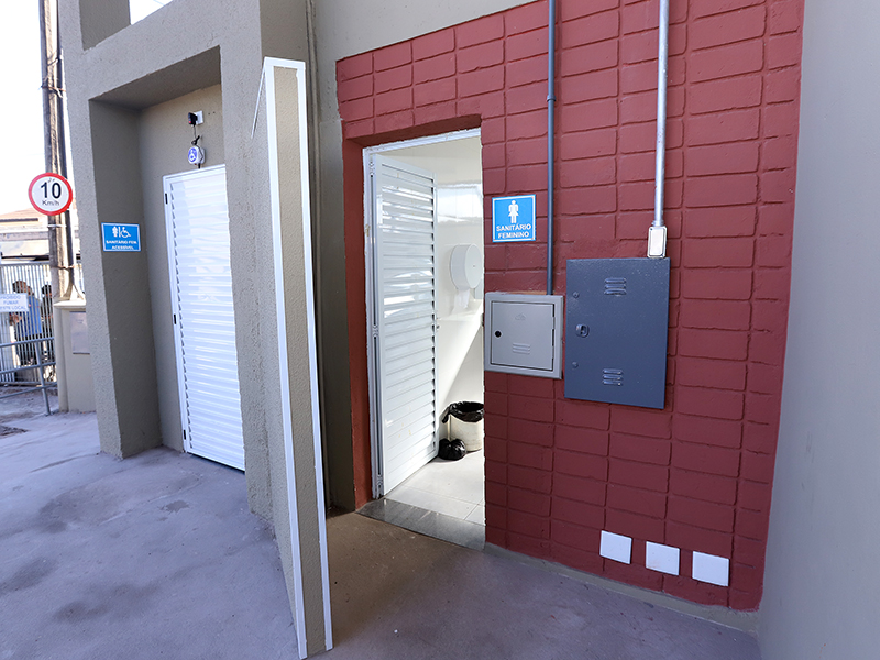 Sanitários também passaram por melhorias